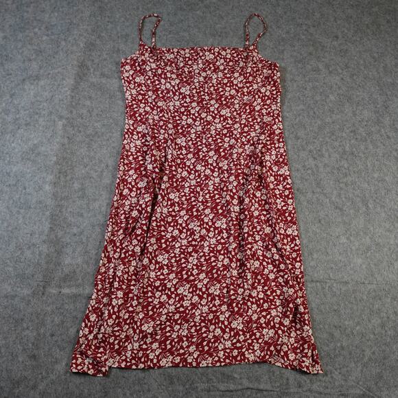 Reformation Dress Womens 10 Doris Mini Red White Daisy Floral Sleeveless - Picture 4 of 9